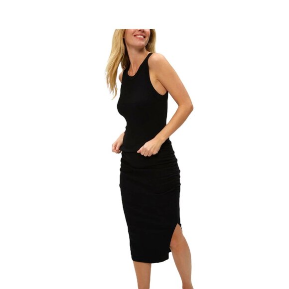 Michael Stars Wren Dress Black Size 1X Minimalist - Picture 5 of 15